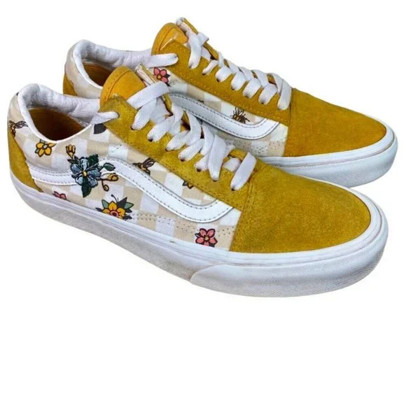 Vans Shoes Vans Old Skool Womens Sneakers Shoes Yellow